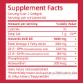 Omega Krill Oil Riduci l'artrite organica Omega3 Softgels